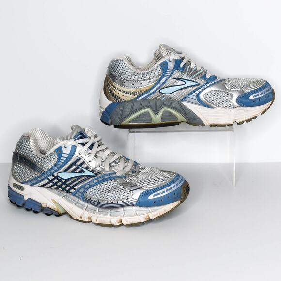Brooks Sneakers Ariel 11 Running Shoes Y2K Retro Chunky Athleisure Gray Blue 7 - Picture 1 of 7
